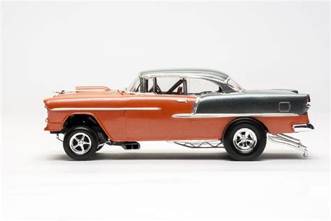 Monogram 124 Scale 55 Chevy Bel Air Street Machine 2n1 Plastic Model Kit Review Finescale