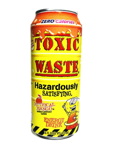 Toxic Waste Energy Drink Mango 473ml 24 Pack