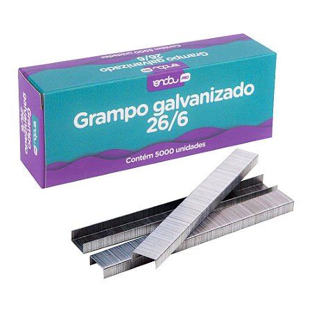 Grampo Galvanizado C Unidades Onda Papelaria Zap Ltda