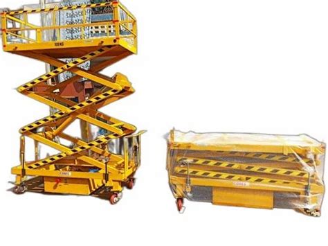 1 Ton Battery Operated Scissor Lift At Rs 120000 Unit Battery Scissor