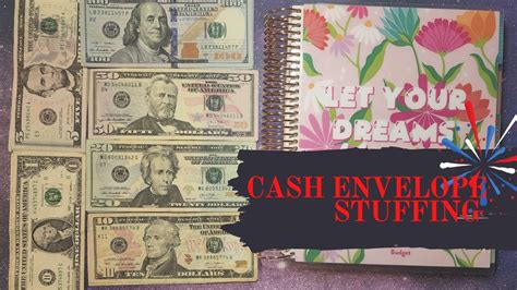 Cash Envelopes Stuffing July First Paycheck Breakdown Stuffing