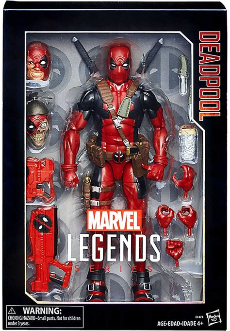 Marvel Marvel Legends Deadpool 12 Deluxe Collector Action Figure Hasbro ...