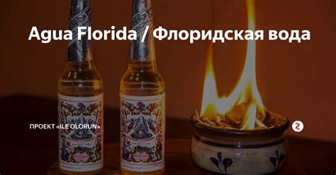 Agua Florida / Флоридская вода | Проект «ILE OLORUN» | Дзен