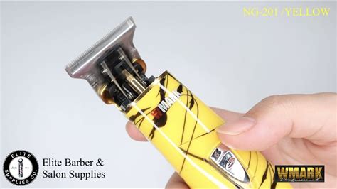 Unboxing Wmark Detail Trimmer NG 201 Yellow Elite Barber And Salon