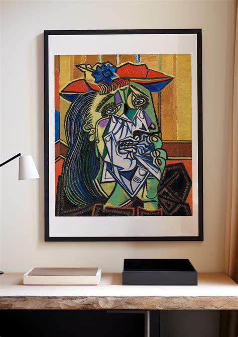 Pablo Picasso The Weeping Woman Art Print Cubist Wall Art Posterist