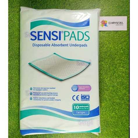 Jual Sensipad Underpad Ukuran Large Isi 10 Pcs Shopee Indonesia