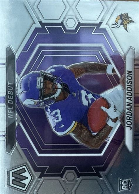 Jordan Addison Mosaic Nd Nfl Debut Price Guide Sports Card