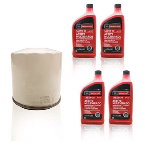 Kit Cambio Aceite Ford Fiesta W Motorcraft