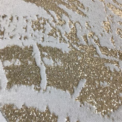 Champagne Gold Sequin I Do Linens