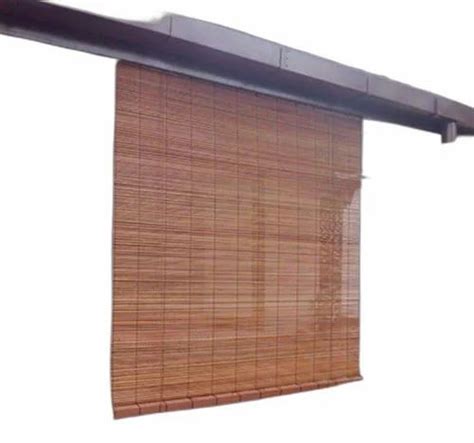 Vertical Brown Bamboo Window Blind For Home Size X Feet Hxw At