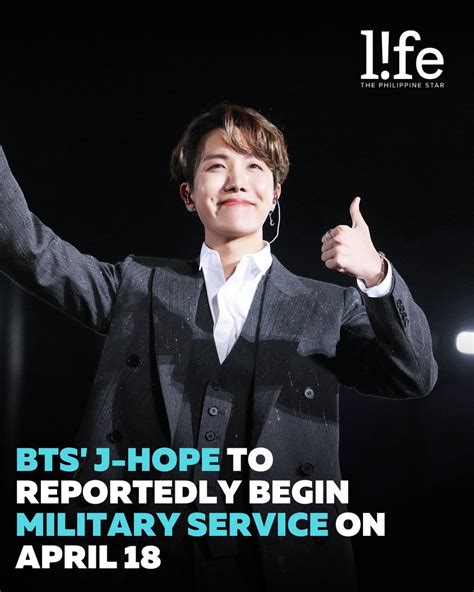 The Philippine Star On Twitter RT Philstarlife SERVE WELL JHOPE