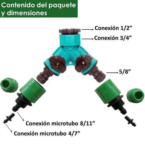 Ripley Divisor Manguera Abs Conector Microtubo Riego Goteo