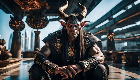 Troll Mage On A Roof Terrace By Mehared On Deviantart