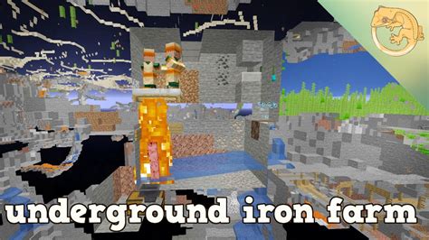 How To Build A Easy And Compact Underground Iron Farm In Minecraft 1 17