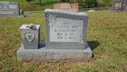 PFC Clayton White Blankenship 1917 1983 Mémorial Find a Grave