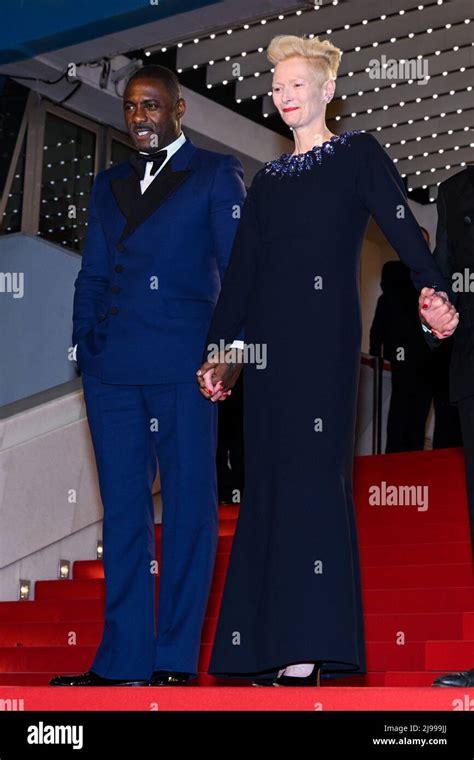 Idris Elba Tilda Swinton 75th Cannes Film Festival Guests After The Screening Of The Film