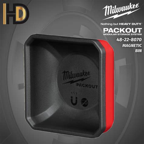 Milwaukee Packout Magnetic Bin Milwaukee Magnetic Bin 48 22 8070
