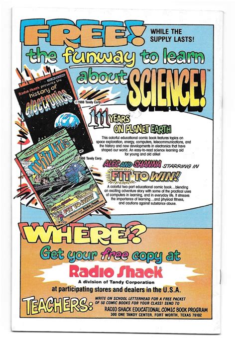 Randolph Comix Comic Of The Day Radio Shack Whiz Kids Promotional