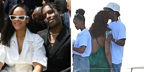 Rihanna And A Ap Rocky Kissing Photos Confirm Their Relationship