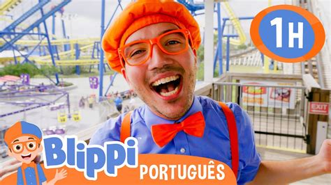 Blippi Visita Uma Montanha Russa Hora Do Blippi V Deos