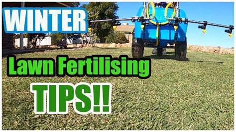 Winter Fertiliser Tips For Lawn Youtube