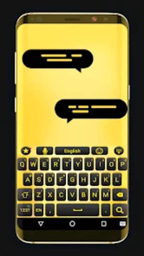 Black And Yellow Keyboard สำหรับ Android ดาวน์โหลด