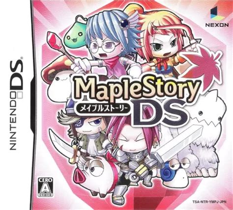 maplestory ds box covers mobygames