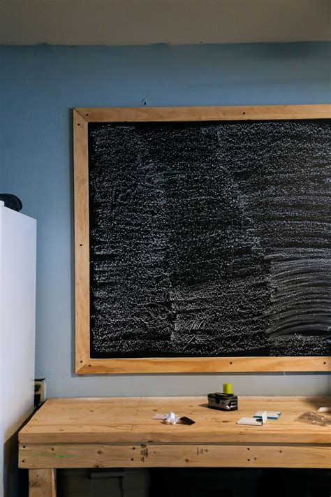 How To Turn Your Wall Into A Giant Blackboard Love Renovations