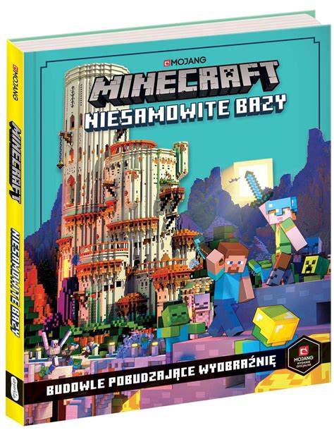 Książka dla dzieci Minecraft Niesamowite bazy Budowle pobudzające