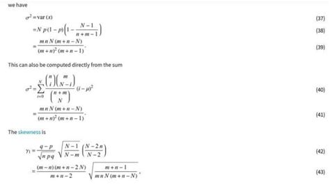 Hypergeometric Distribution Formula ⭐️⭐️⭐️⭐️⭐