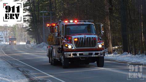 Conway Fire Trucks Responding Tank 1 And Engine 2 YouTube