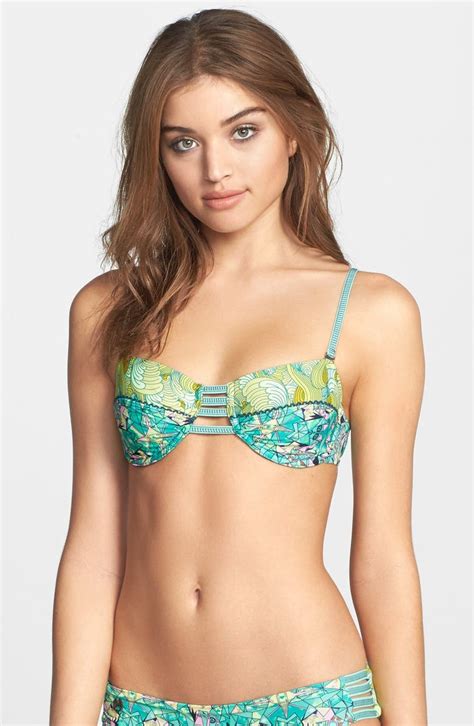 Maaji Fractal Reverie Reversible Underwire Bikini Top Nordstrom