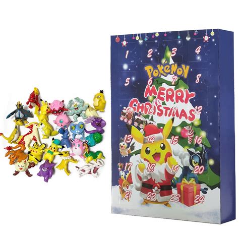 FIGURKI POKEMON KALENDARZ ADWENTOWY POKEMONY NIESPODZIANKI 24 SZT 2023