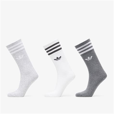 Adidas Solid Crew Sock 3 Pack