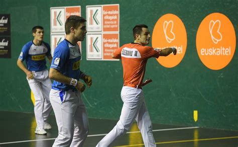 Pelota Campeonato De Parejas Elezkano Ii Y Zabaleta Superan A