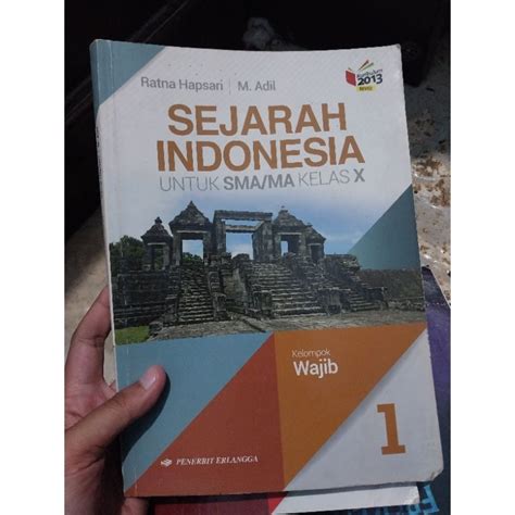 Jual Buku Paket Sejarah Indonesia Kelas Penerbit Erlangga Shopee