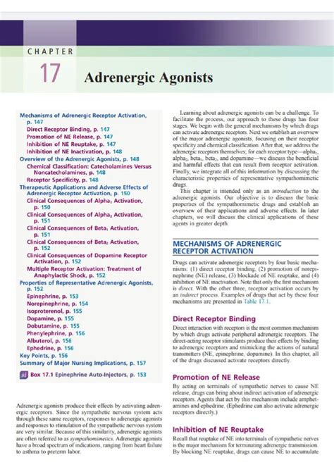 Solution Adrenergic Agonists Studypool