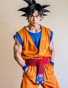 Goku Cosplay Face Swap Insert Your Face Id