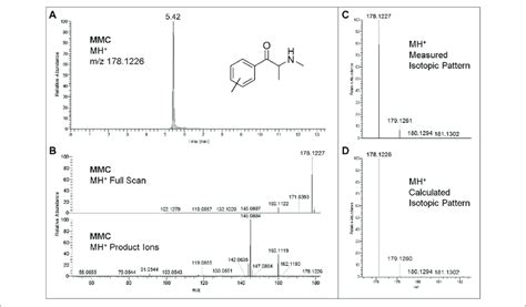 Extracted Ion Chromatogram At Mz 1781226 Mmc Mh Ions Of The