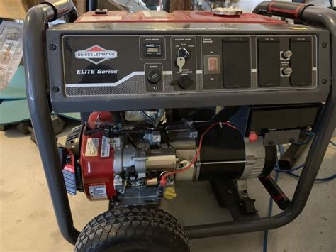 Briggs And Stratton Elite Series Generator Only Has Hours