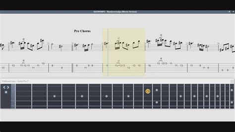 RADWIMPS Nandemonaiya Movie Version Bass Tab YouTube