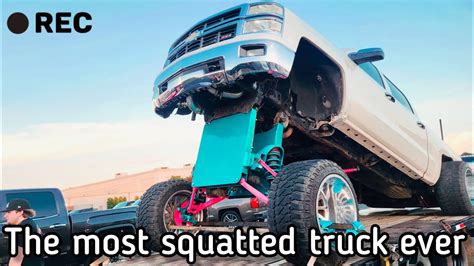 The Most Squatted Truck Ever Squattruck Chevy Youtube