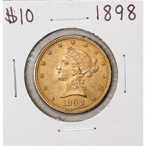 1898 10 Liberty Head Eagle Gold Coin