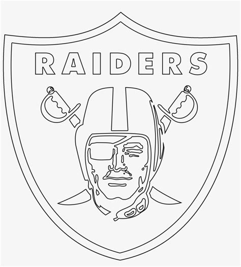 Outline Of Raiders Logo 3 By Diane Oakland Raiders Logo Drawing