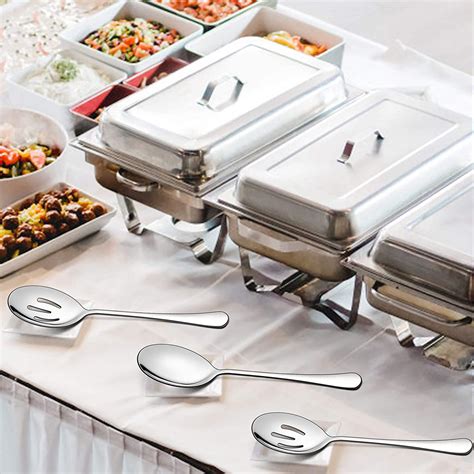 Stainless Steel Serving Utensils Catering Buffet Dinner Restaurants