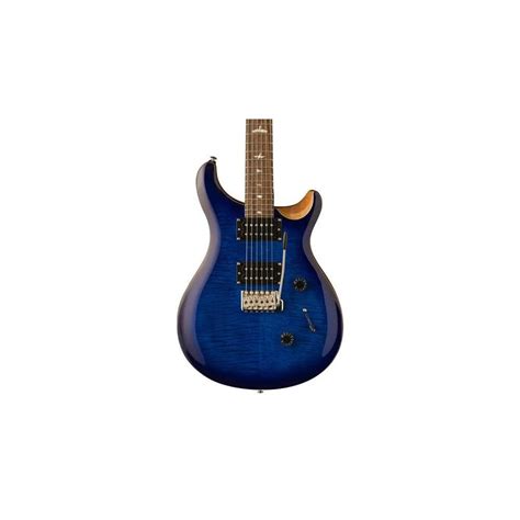 Prs Se Custom Faded Blue Burst B Stock Electric From Kenny S