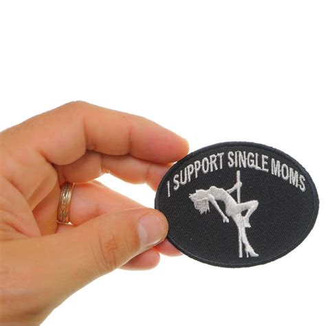 3x225 Inch I Support Single Moms Funny Biker Patch Gorilla Surplus