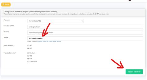 Suporte Meeventos Como Autenticar O Gmail No Sistema