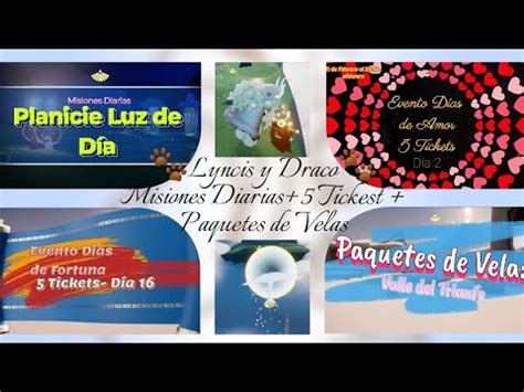 Misiones Diarias Tickets Paquetes De Velas 13 02 2024 Lyncis Sky