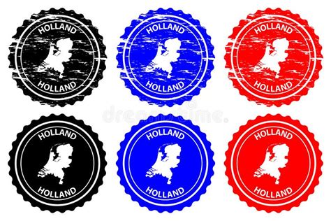 Netherlands Rubber Stamp Stock Vector Illustration Of Commerce